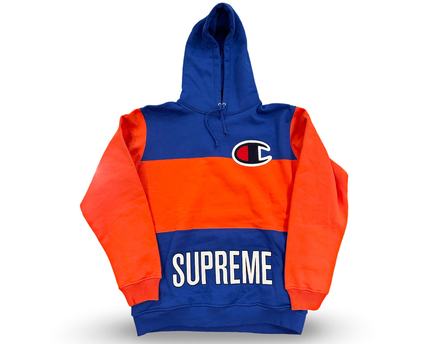 Supreme x Champion Color Block Hoodie FW14