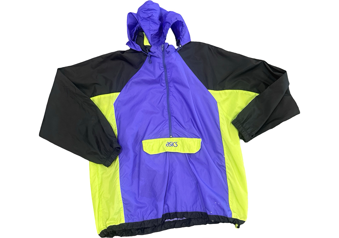 Vintage ASICS Nylon 1/4 Zip Windbreaker