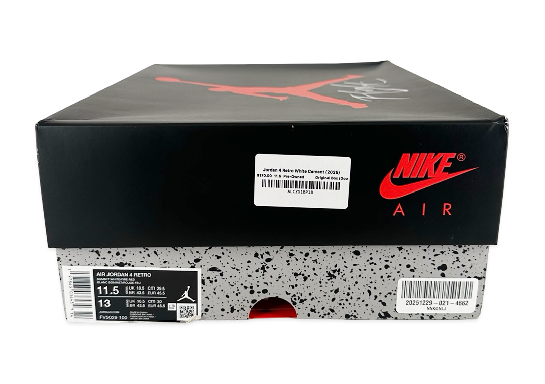 Jordan 4 Retro White Cement (2025)
