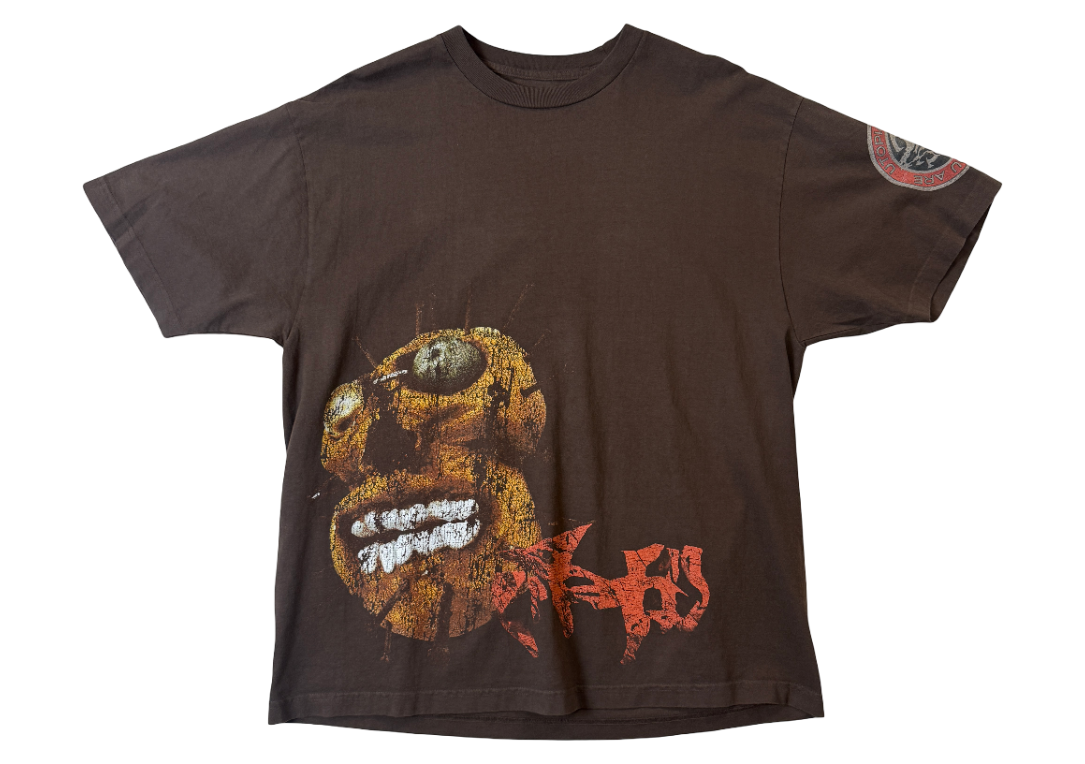 Cactus Jack by Travis Scott Utopia Tour VIP Exclusive Tee Brown