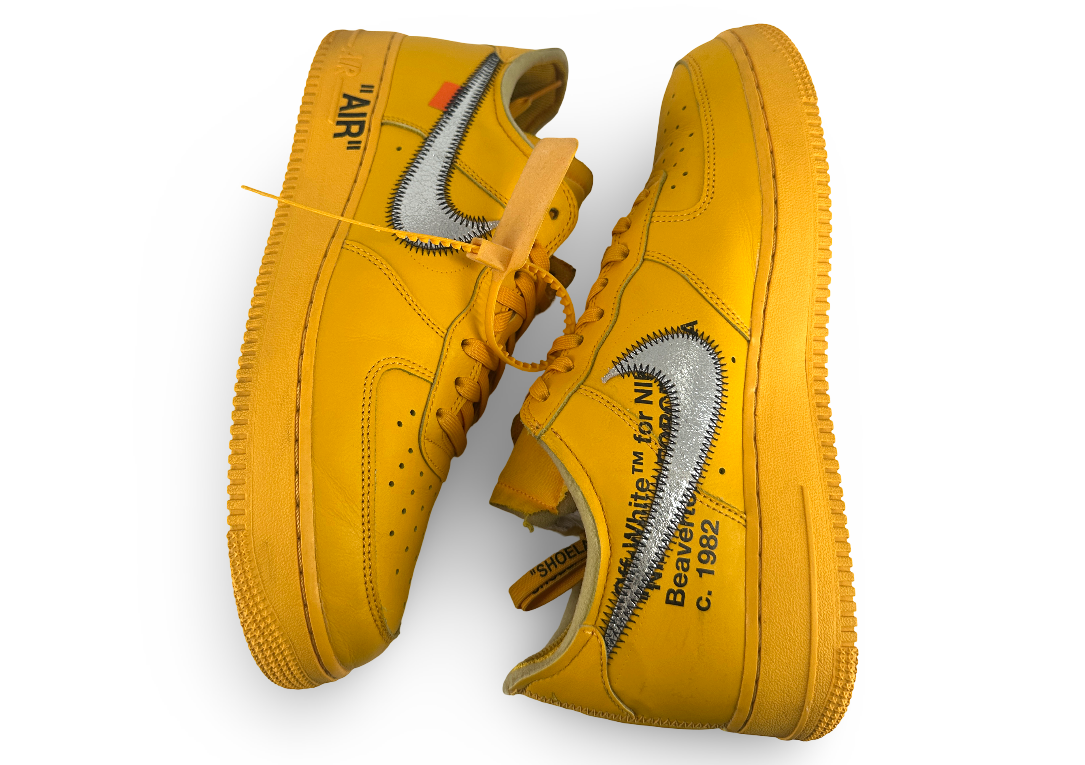 Nike Air Force 1 Low Off-White ICA University Gold
