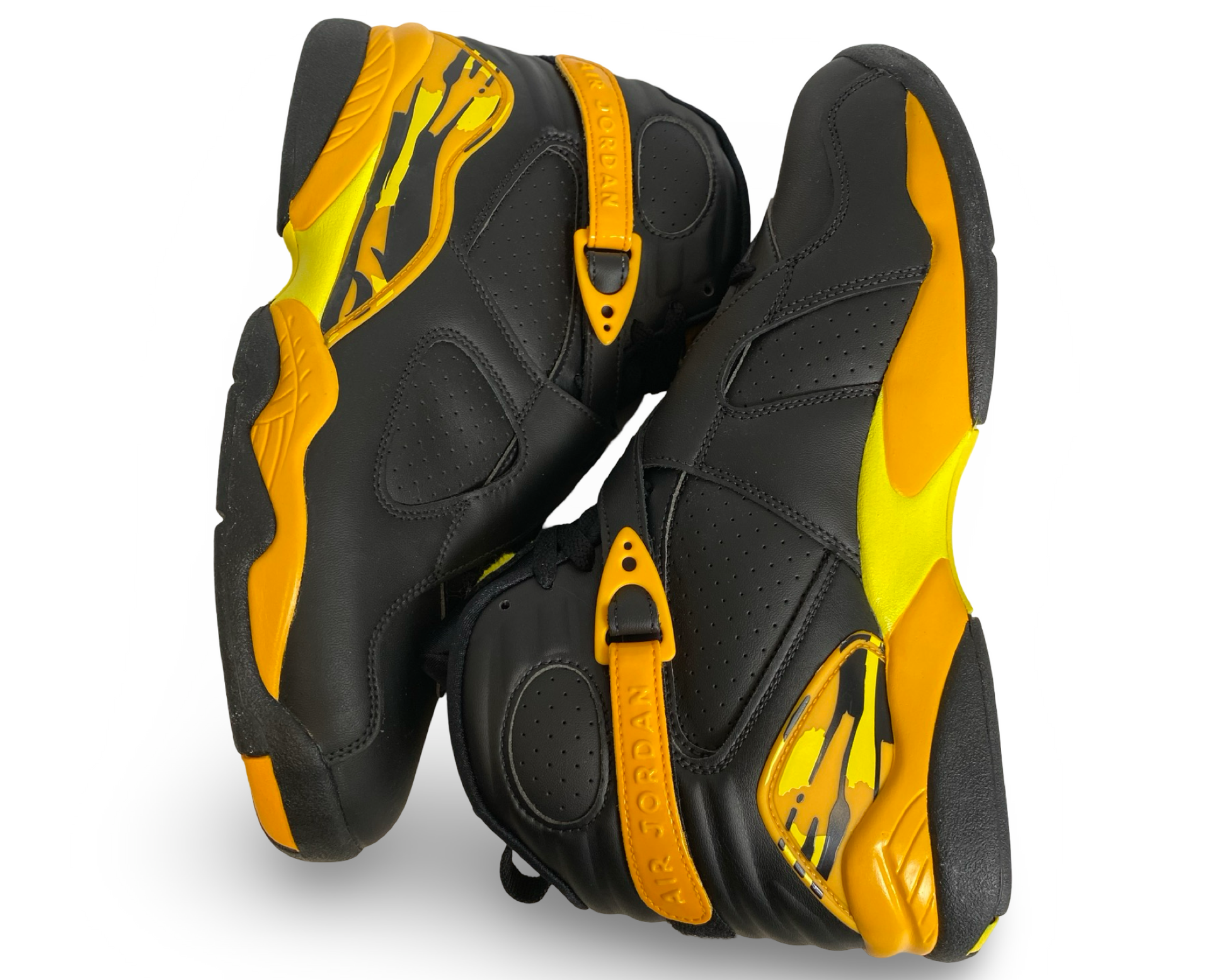 Jordan 8 Retro Taxi Yellow Black (Women's)