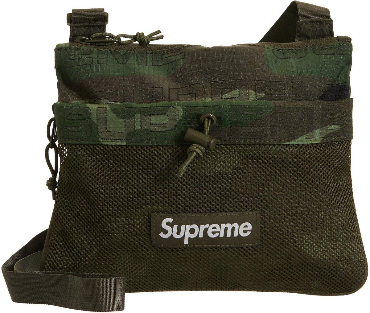 Supreme Side Bag Woodland Camo