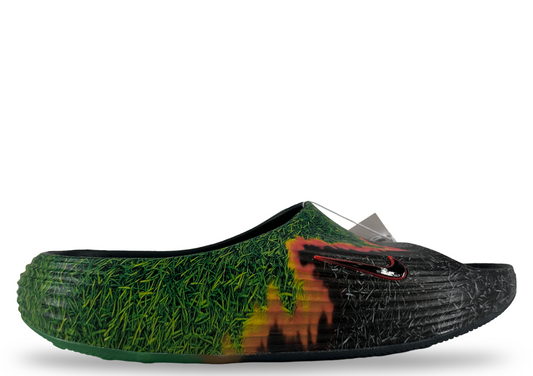 Nike ReactX Rejuven8 Slide.SWOOSH Touch Grass Dark Smoke Grey Kelly Green