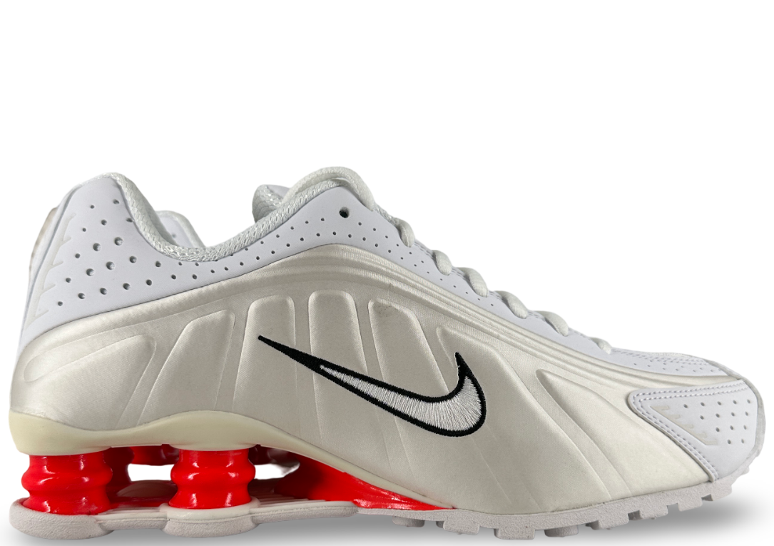 Nike Shox R4 White Phantom Picante Red (Women's)