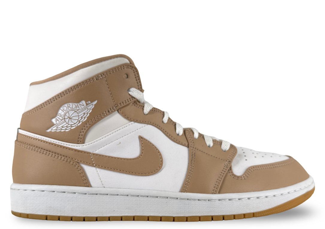 Jordan 1 Mid Tan Gum