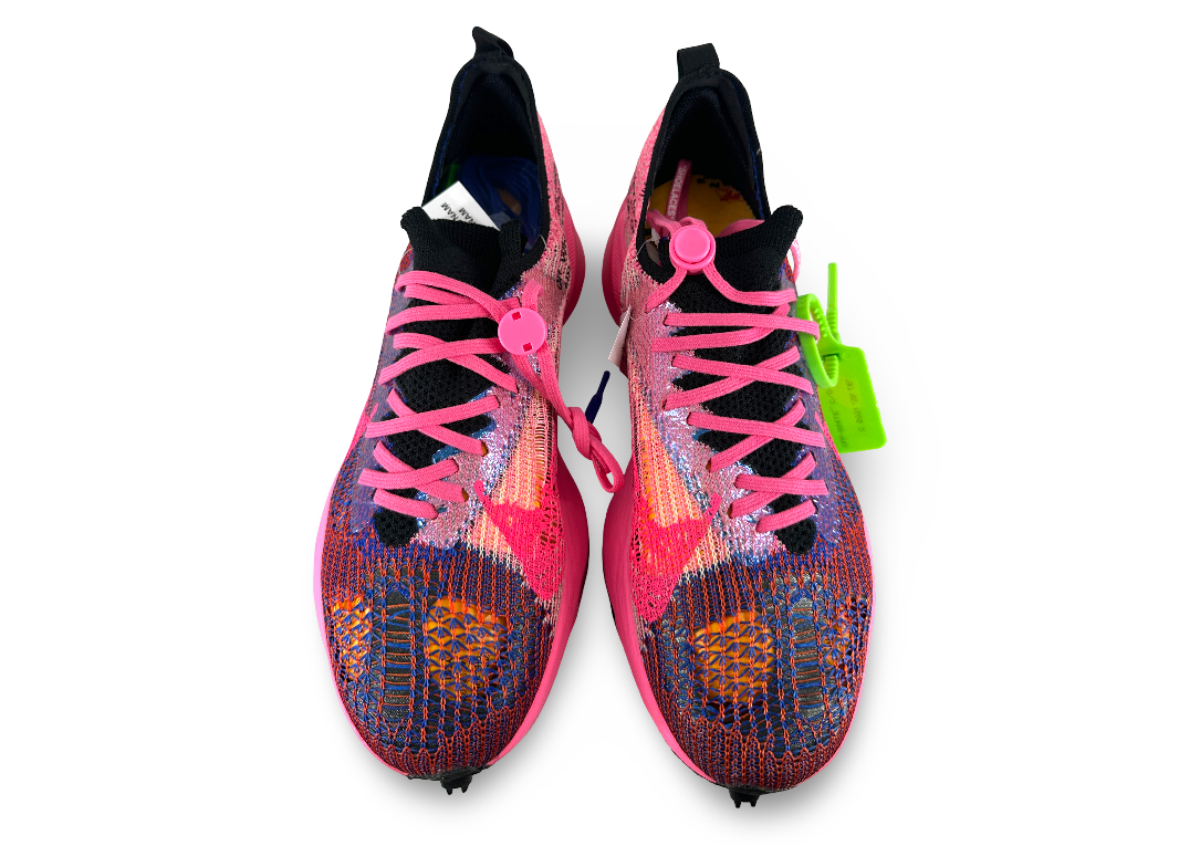 Nike Air Zoom Tempo Next% Flyknit Off-White Racer Blue Pink Glow