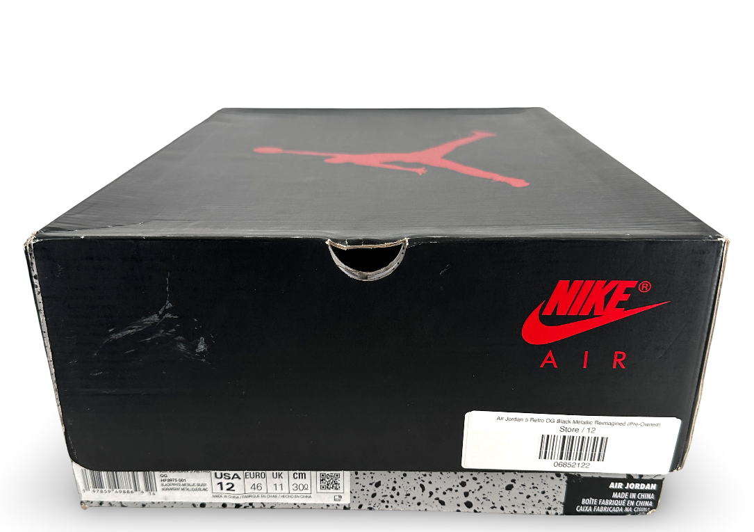 Jordan 5 Retro OG Black Metallic Reimagined