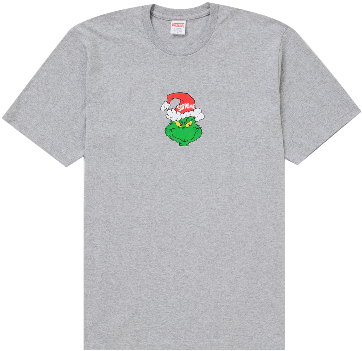 Supreme Grinch Tee Heather Grey
