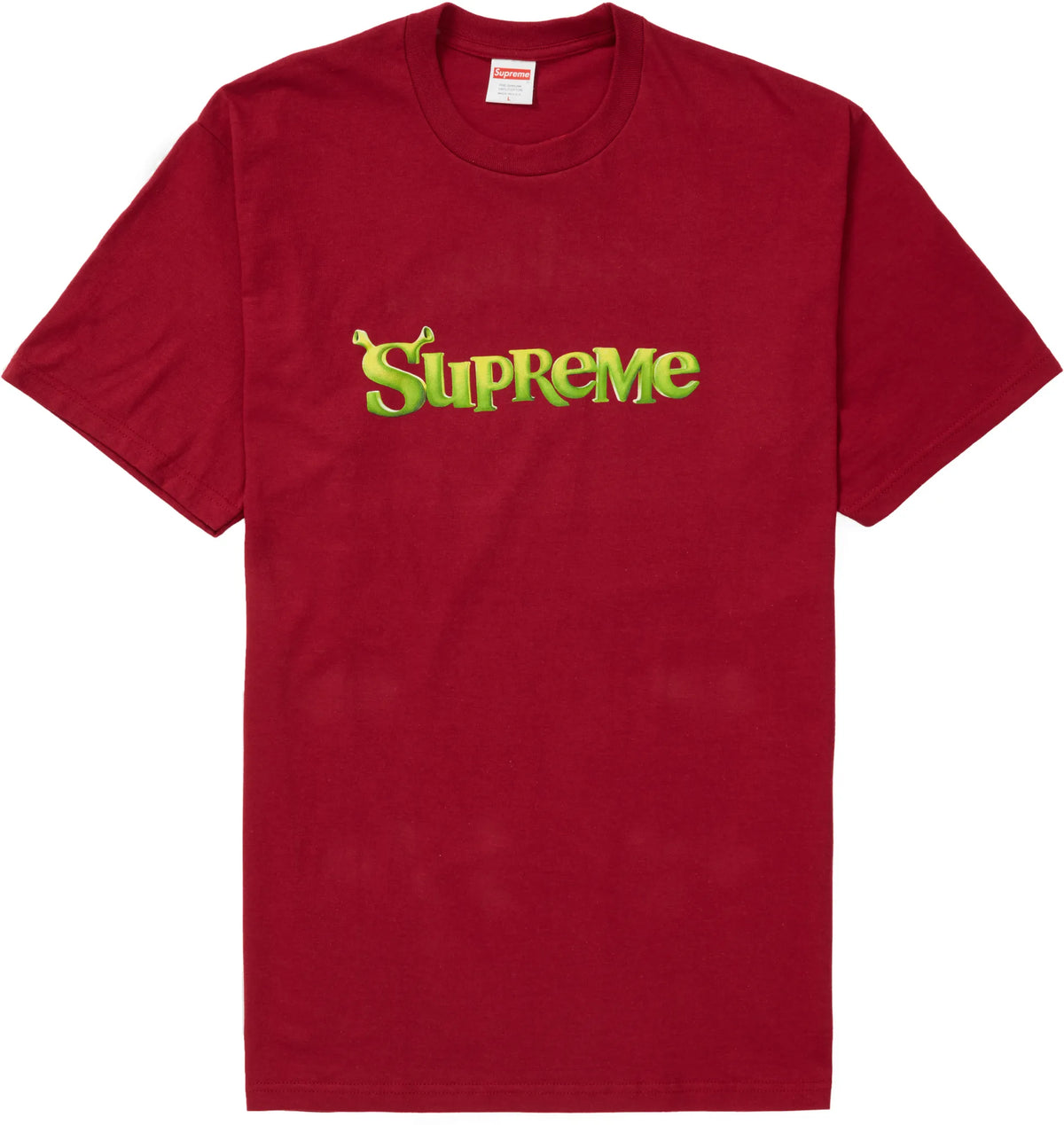 Supreme Shrek Tee Cardinal