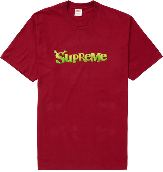 Supreme Shrek Tee Cardinal