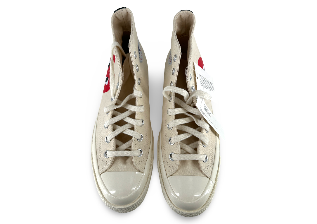 Converse Chuck Taylor All Star 70 Hi Comme des Garcons PLAY White