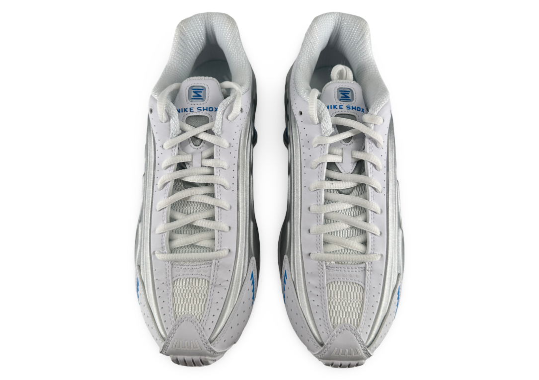 Nike Shox R4 White Blue Hero Silver (Women's)