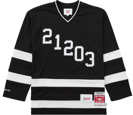 Supreme WTAPS Mitchell & Ness Hockey Jersey Black