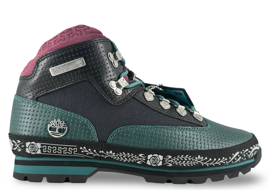 Timberland Euro Hiker Mid Lace Up Dia de los Muertos Teal