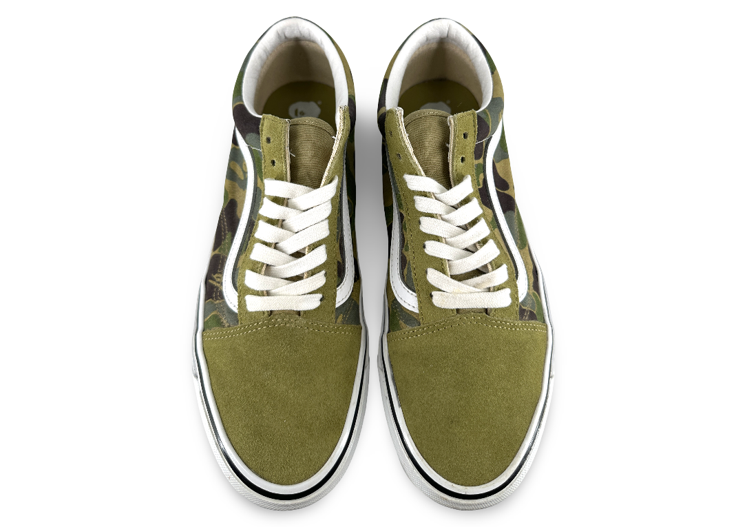 Vans Old Skool 36 DX Bape Green ABC Camo