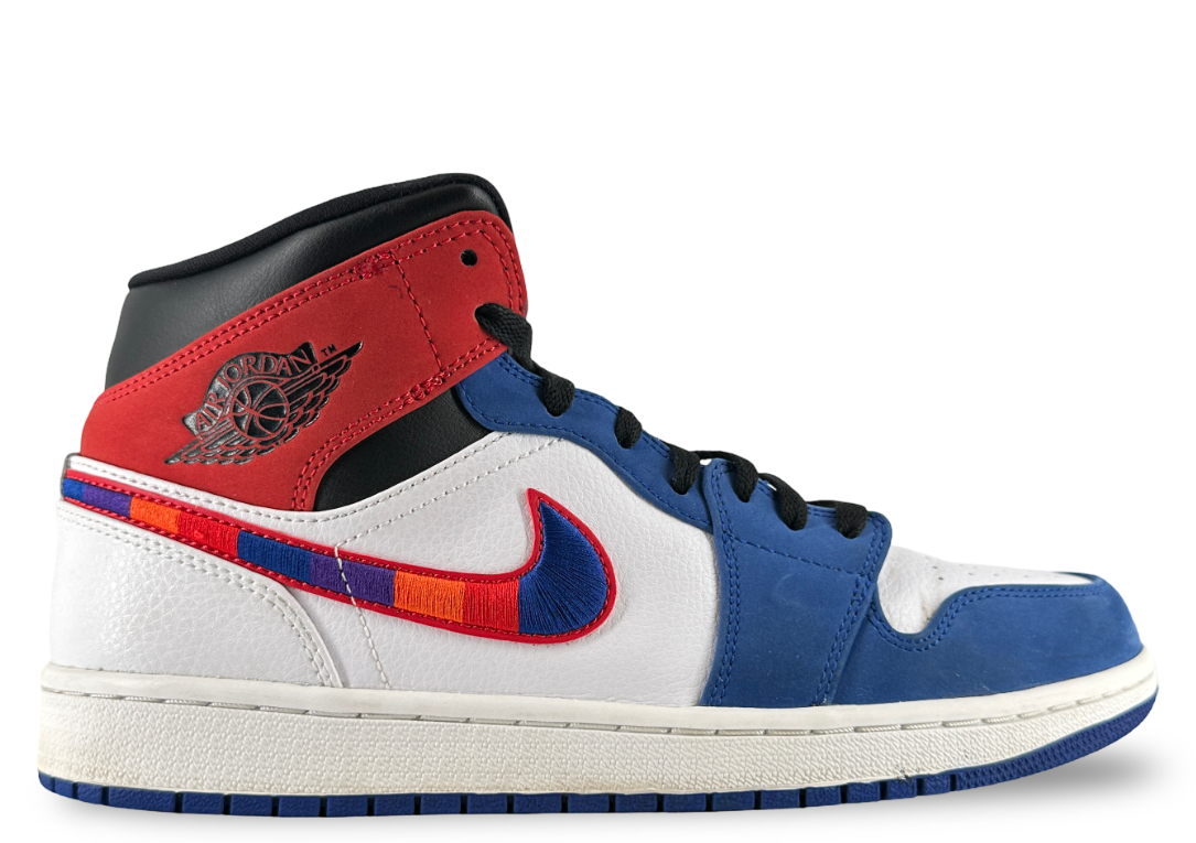 Jordan 1 Mid Multi-Color Swoosh