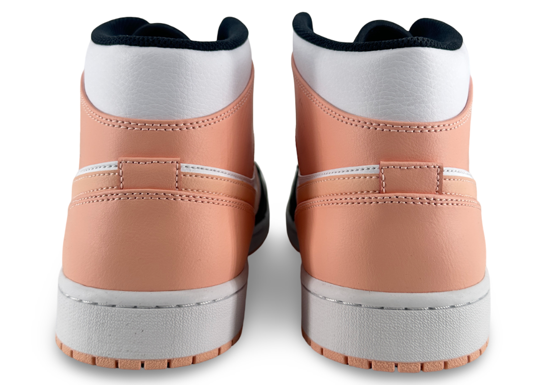 Jordan 1 Mid Arctic Orange Black Toe