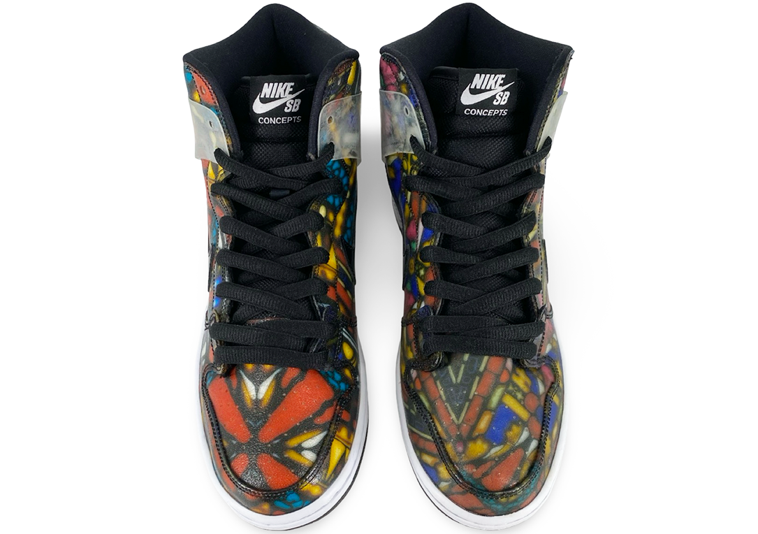 Nike SB Dunk High Concepts Stained Glass (2015) Special Box