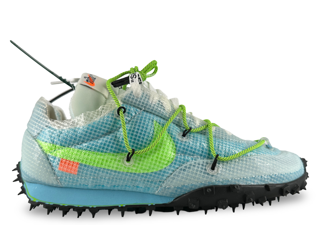 Nike Waffle Racer Off-White Vivid Sky (Women's)