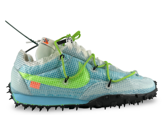 Nike Waffle Racer Off-White Vivid Sky (Women's)