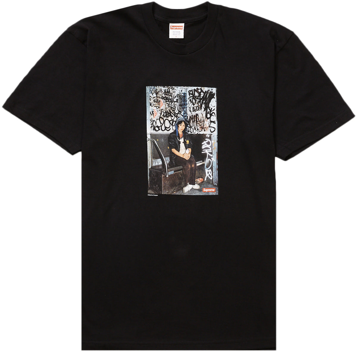 Supreme Lady Pink Tee Black