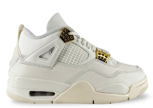 Jordan 4 Retro Metallic Gold (Women's)