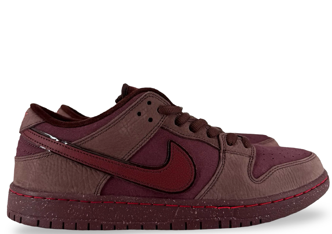 Nike SB Dunk Low City of Love Burgundy Crush