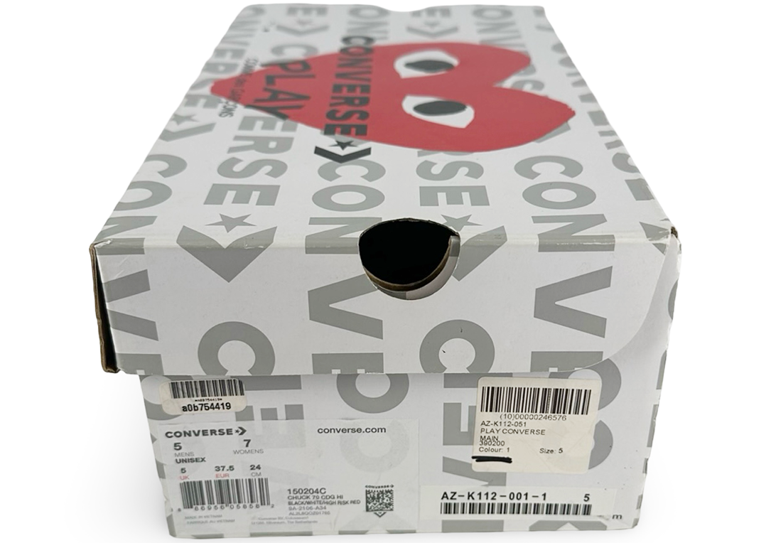 Converse Chuck Taylor All Star 70 Hi Comme des Garcons PLAY Black