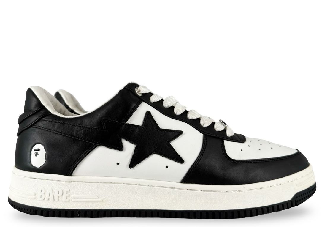A Bathing Ape Bape Sta Low #3 White Black Cloud Camo