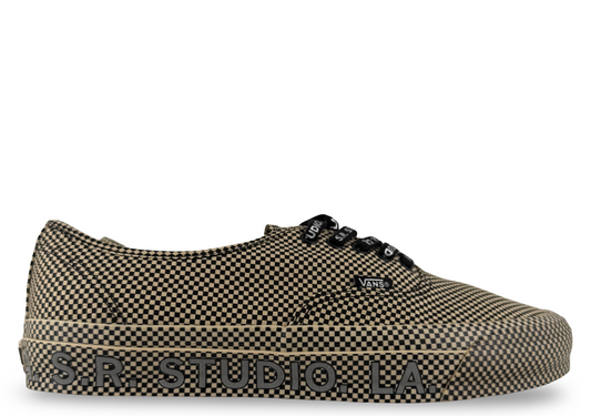 Vans Authentic 44 S.R. Studio LA. CA. Microcheck Black Beige