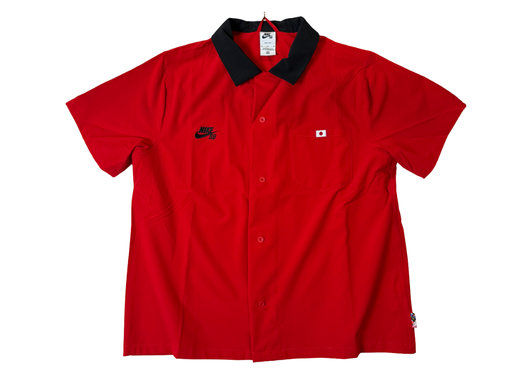 Nike SB Olympics 2024 Japan S/S Bowler Shirt Red/White