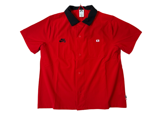 Nike SB Olympics 2024 Japan S/S Bowler Shirt Red/White