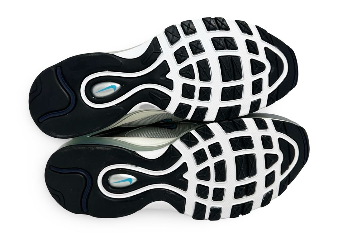 Nike Air Max 97 Metallic Silver Chlorine Blue