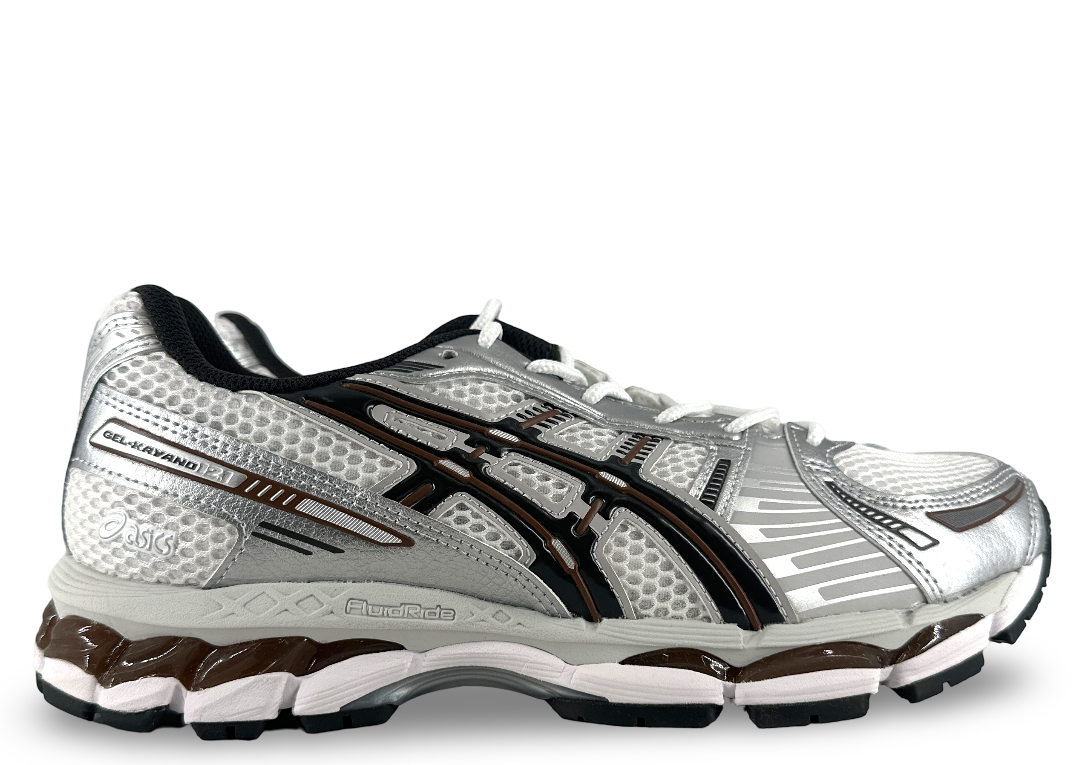 ASICS Gel-Kayano 12.1 White Graphite Grey Brown