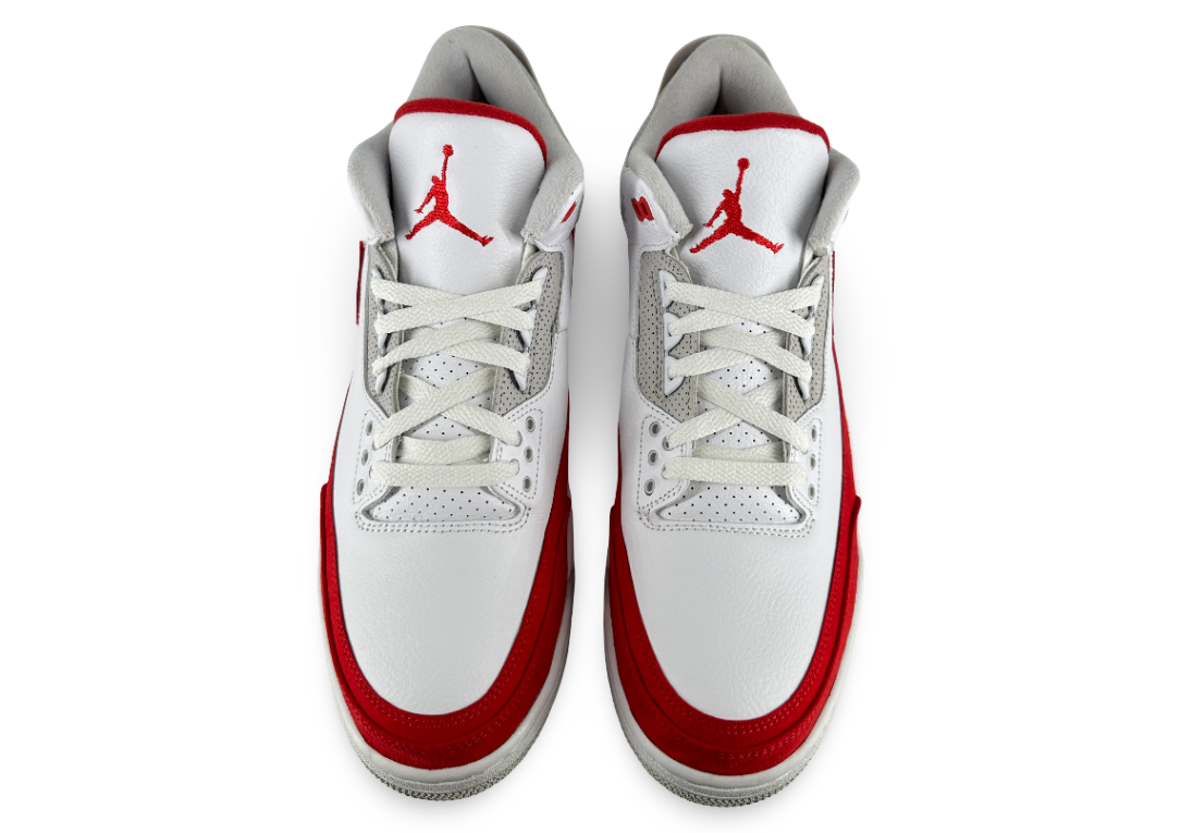 Jordan 3 Retro Tinker White University Red