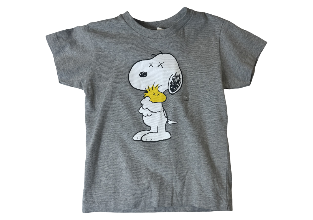 KAWS x Peanuts x Snoopy x UNIQLO T Shirt Grey