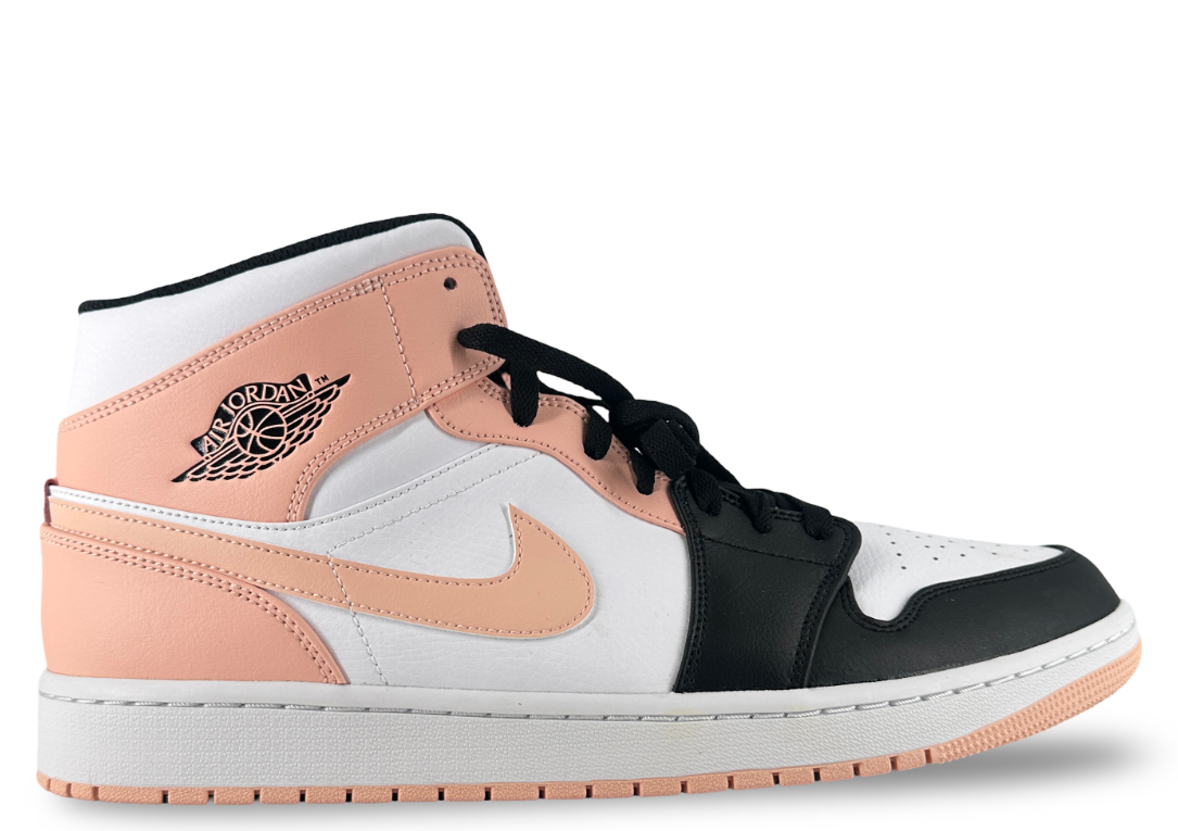 Jordan 1 Mid Arctic Orange Black Toe