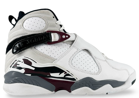Jordan 8 Retro White Burgundy (Women's)