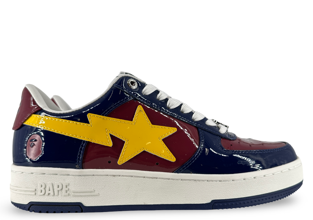 A Bathing Ape Bape Sta #5 M2 Maroon Navy