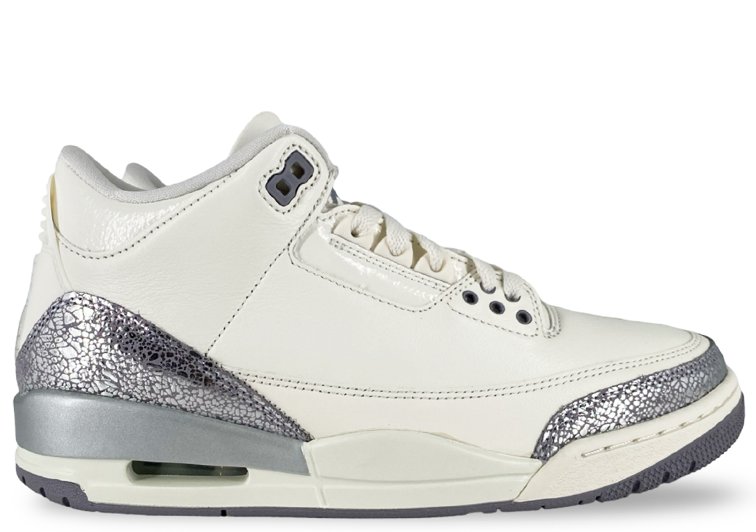 Jordan 3 Retro Sail Cement Grey (Women's)