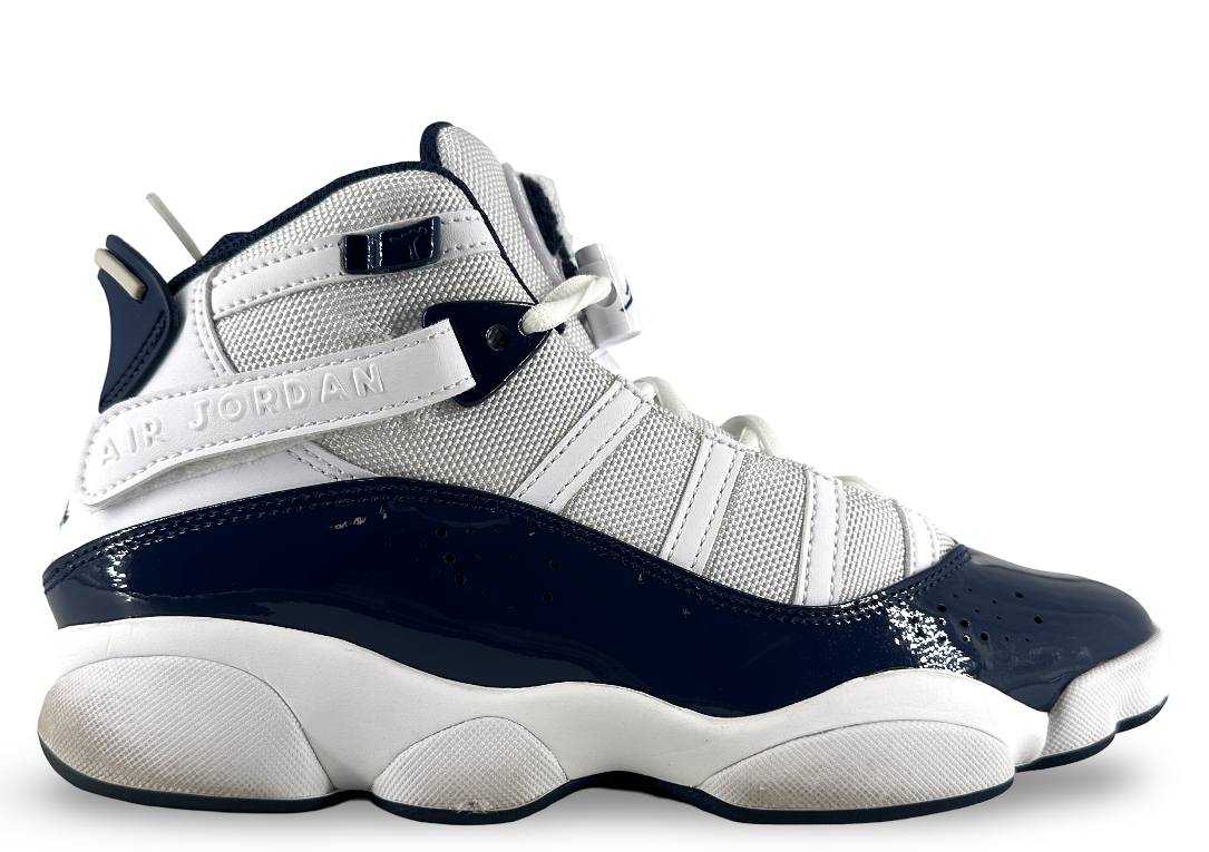 Jordan 6 Rings White Midnight Navy
