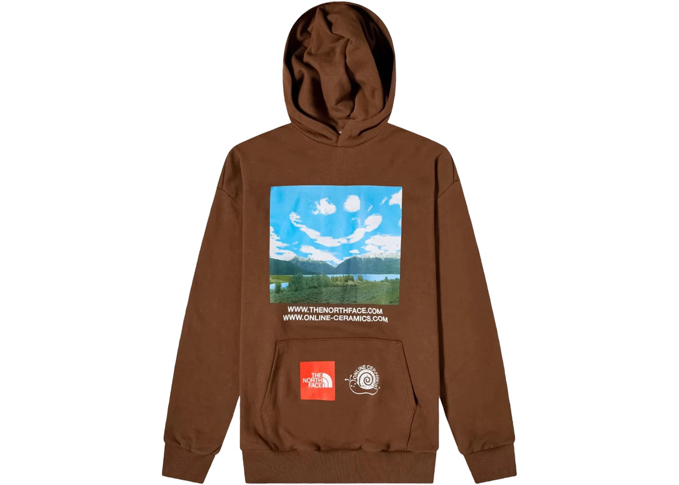 The North Face x Online Ceramics Pullover Hoodie Earth Brown