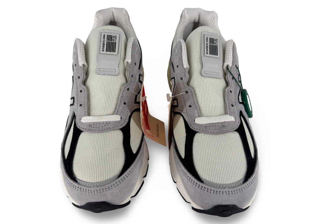 New Balance 990v4 MiUSA Teddy Santis Grey Black Cream