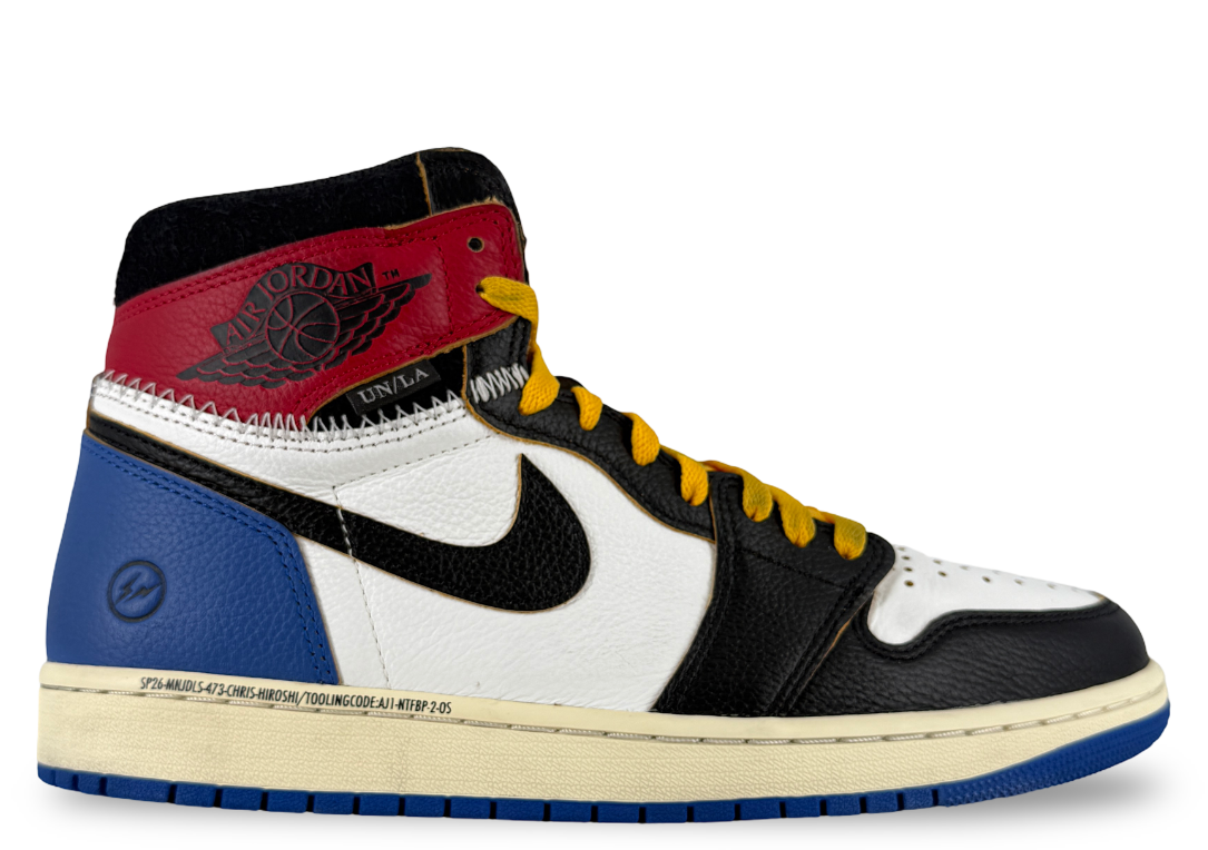Jordan 1 Retro High OG SP Fragment x Union LA Varsity Red Sport Royal