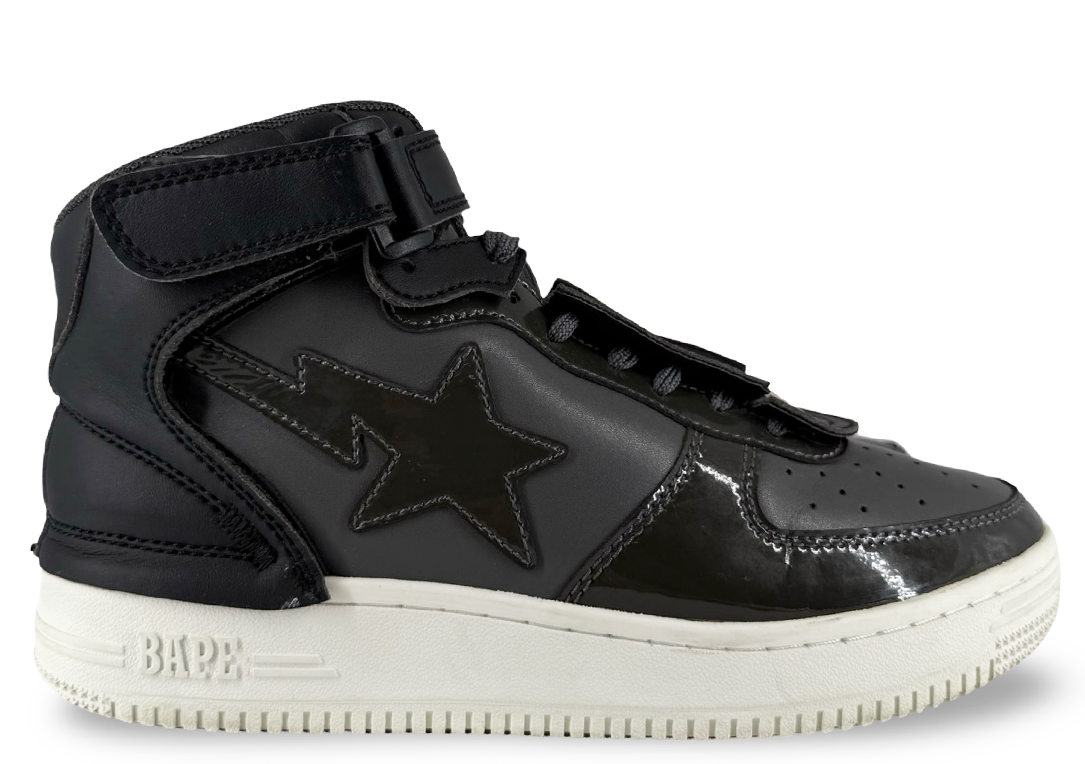 Bapesta Mid M2 'Black White'