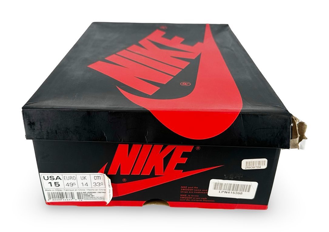 Jordan 1 Retro High Black Crimson Tint