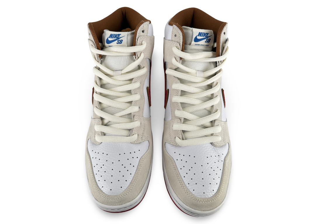 Nike SB Dunk High Sail Bright Crimson