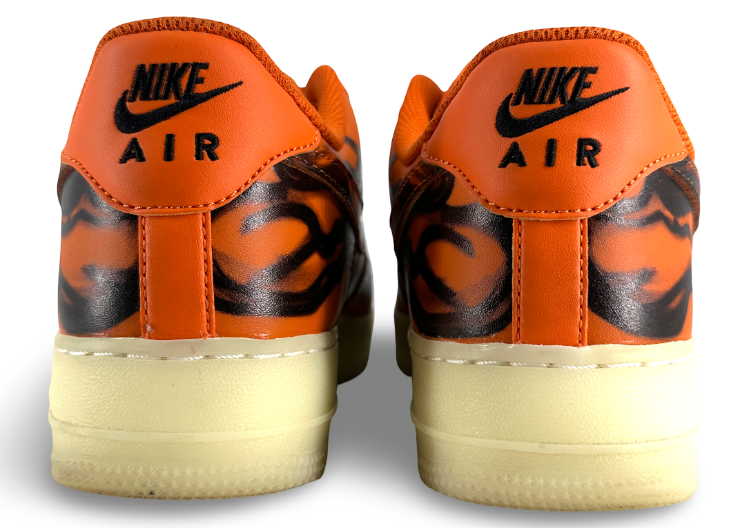 Nike Air Force 1 Low Orange Skeleton Halloween (2020)