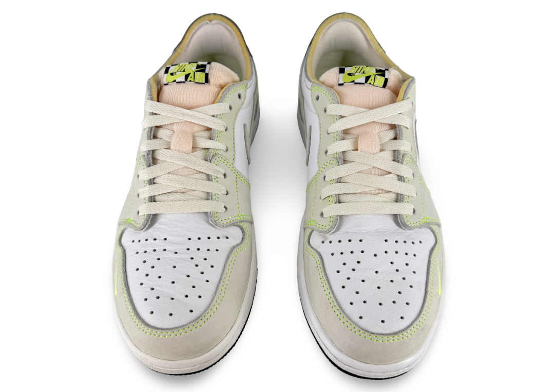 Jordan 1 Retro Low White Ghost Green Black